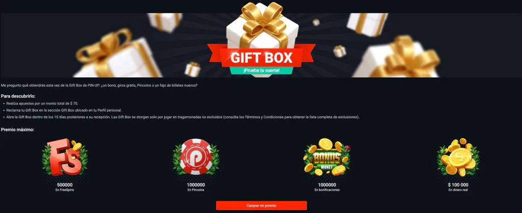 Pin Up Gift Box